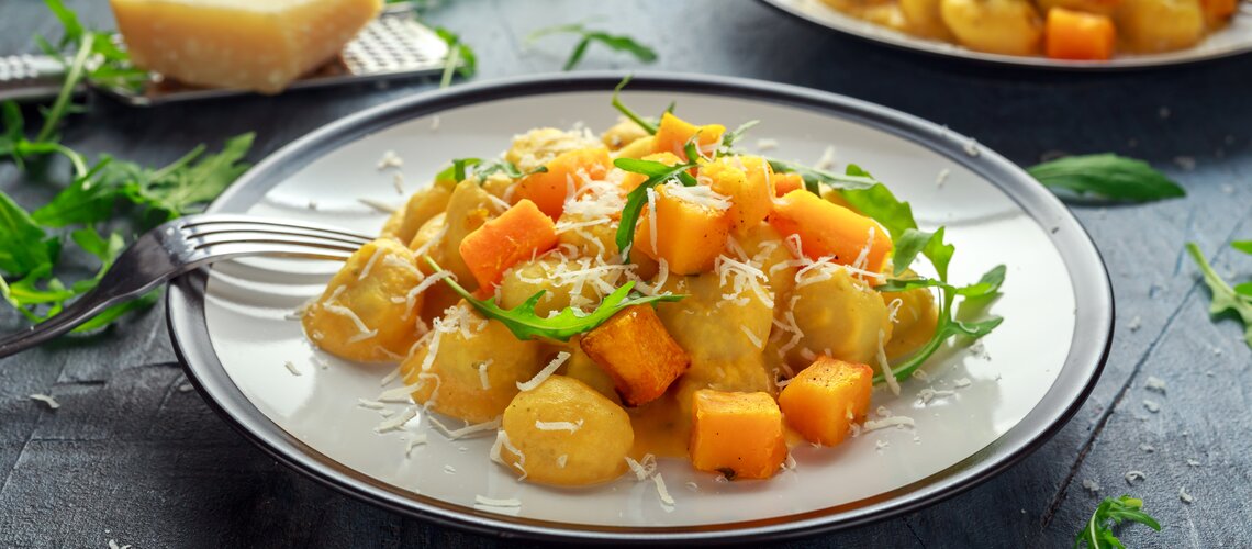 Gnocchi with Pumpkin and Chili Honey Butter