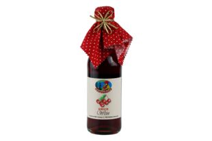 cherry wine with cloth