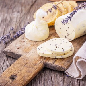 Lavender herb butter with honey